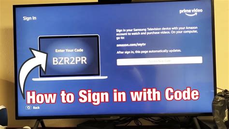 prime video tv code